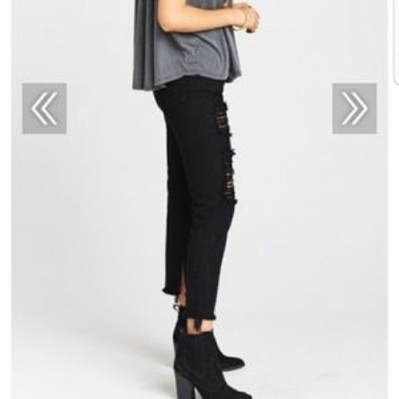 SHOW ME YOUR MUMU BROOKLYN ONYX JEANS - Picture 2 of 3